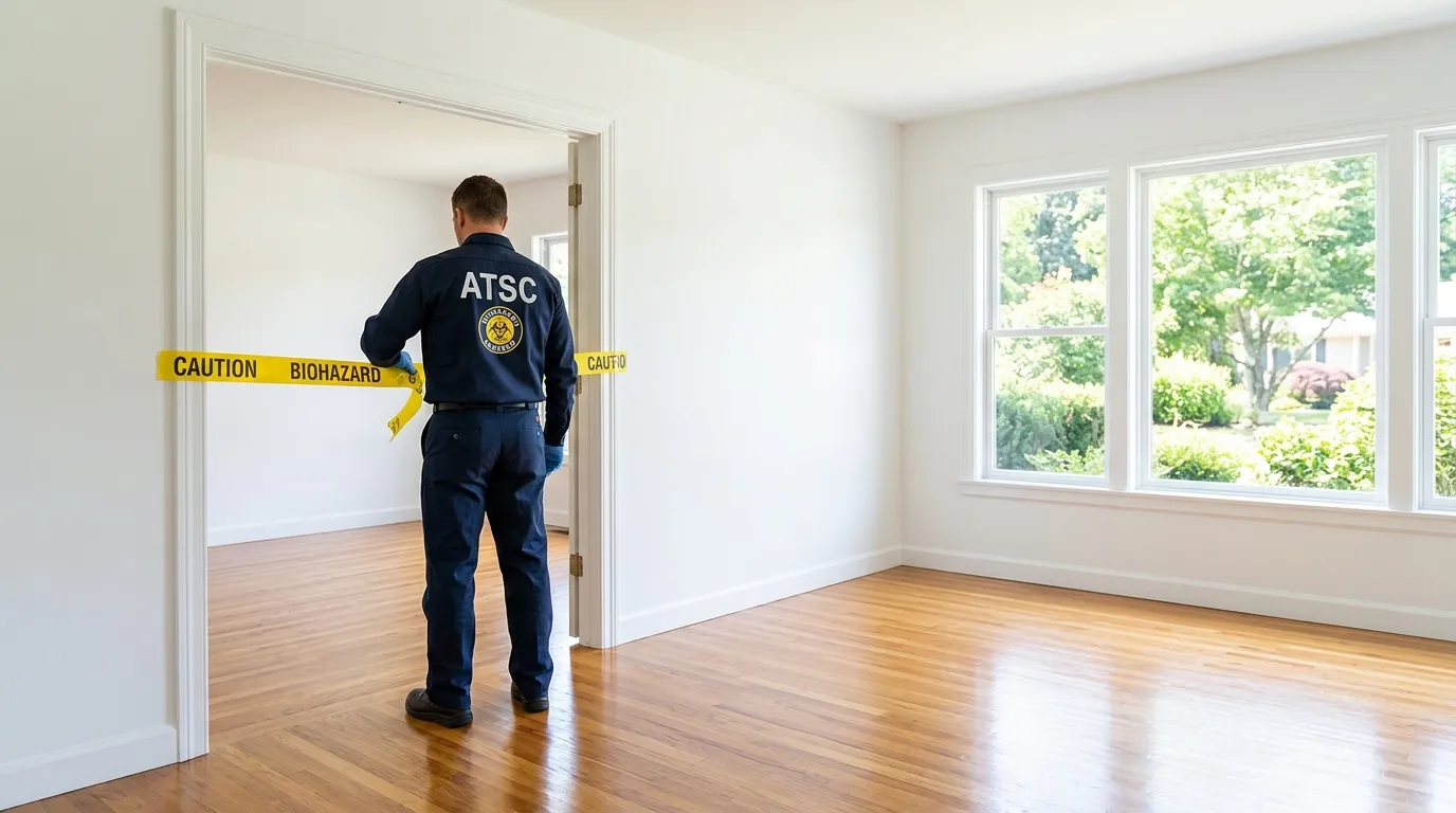 Certified biohazard cleanup crew performing Crime Scene Cleanup in Manhattan